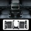 Dust Net Storage Box For Tesla Model Y Seat Guard Under The Seat Car Dust Proof Mesh Storage TPE Box Model Y Car Accessories
