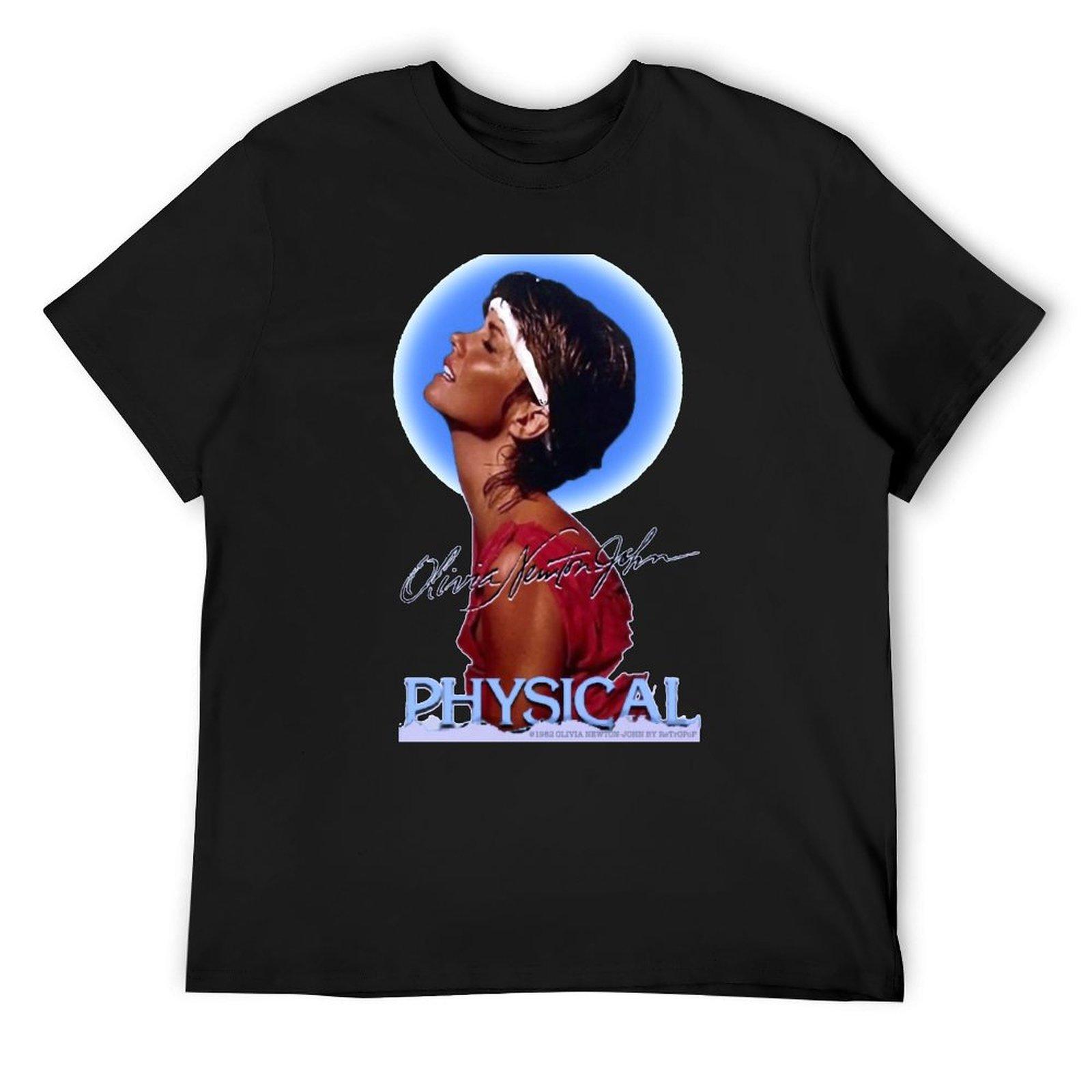 

Olivia Newton-John - Physical- Xanadu - 80s - Grease T-Shirt summer tops for a boy fashion shirts anime tshirt men workout shirt 4XL