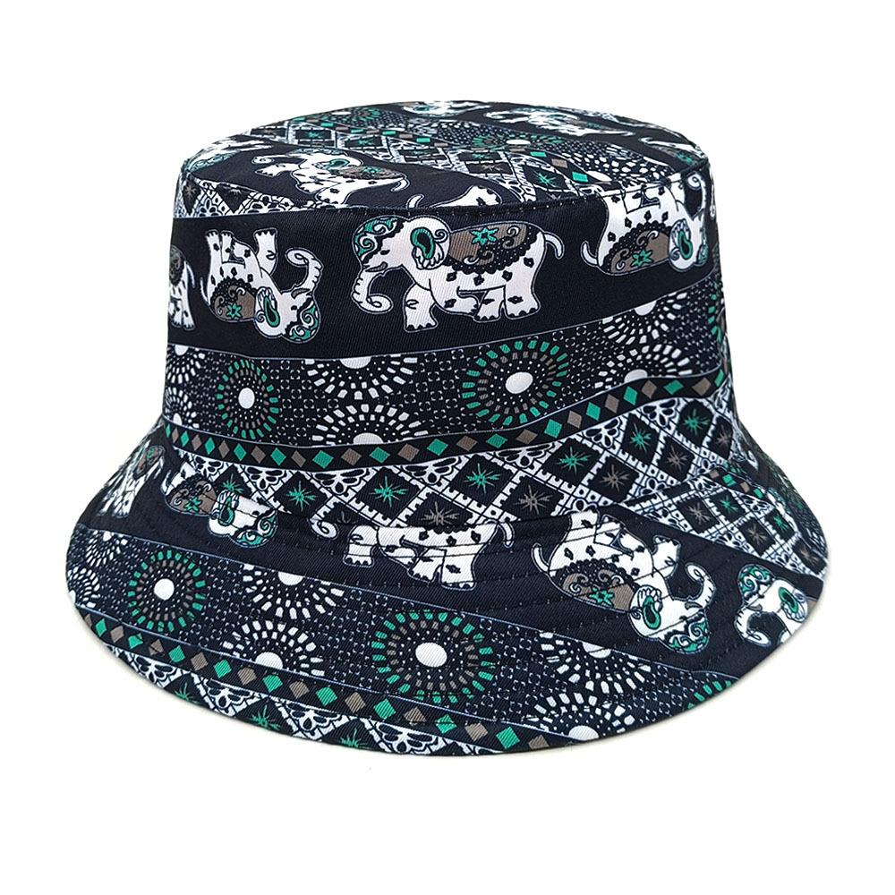 

Новая мода слон шляпы-ведра универсальный принт рыболовная кепка весна/лето унисекс открытый солнцезащитный козырек рыболовная шляпа One Size