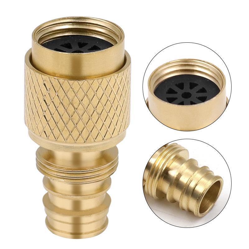 Quick Connect Water Hose Adapter for Washing Machine and Garden Faucet