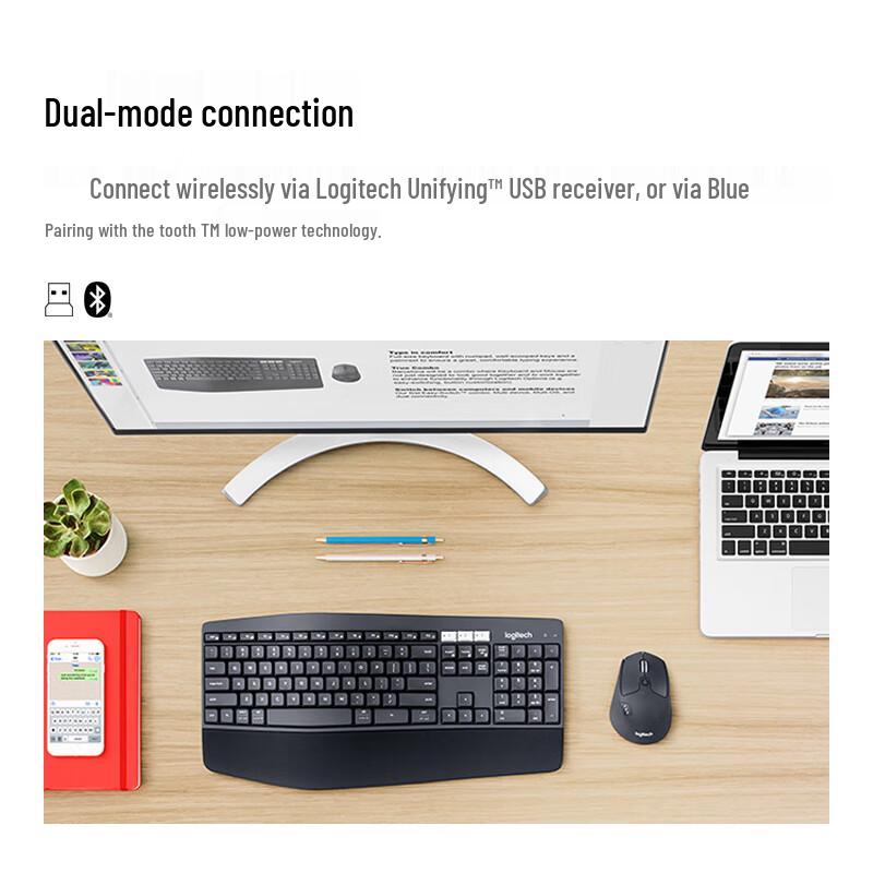 Logitech MK850 Enterprise Wireless Bluetooth Keyboard Mouse Combo