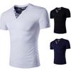 Premium Quality Men's T-shirt Slim Fit Floral V-neck Casual Tee For Everyday Wear