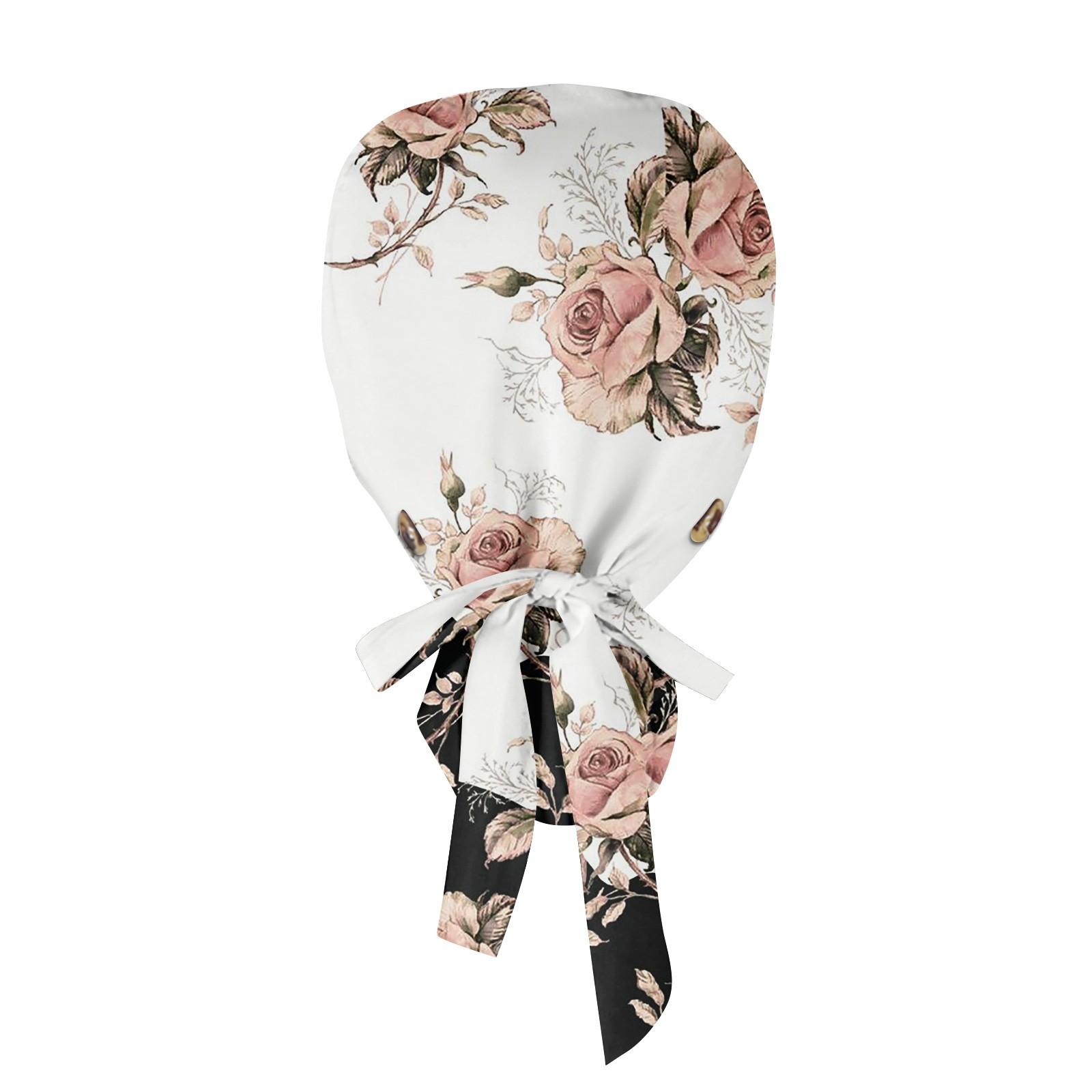 Модная рабочая кепка с цветочным принтом — фото 4