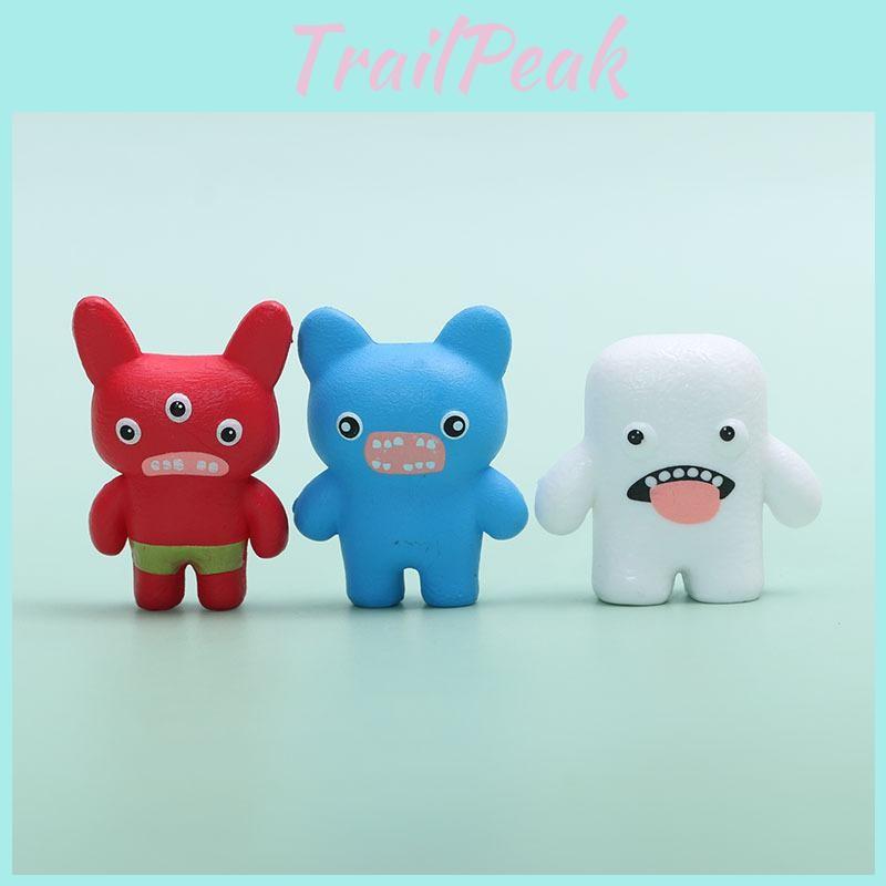 Cartoon Cute Fuggler Monster Model Desktop Ornament Set For Decoration Room