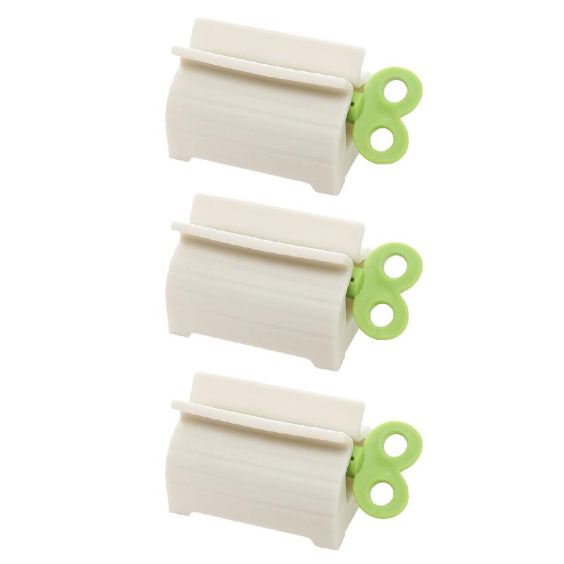 3Pcs Manual Toothpaste Squeezer Toothpaste Tube Holder Facial Cleanser Rolling Squeezing Dispenser Bathroom Accessories