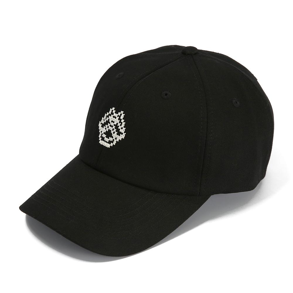 Taimseullib Pixel Logo Black Ball Cap Tbc06001