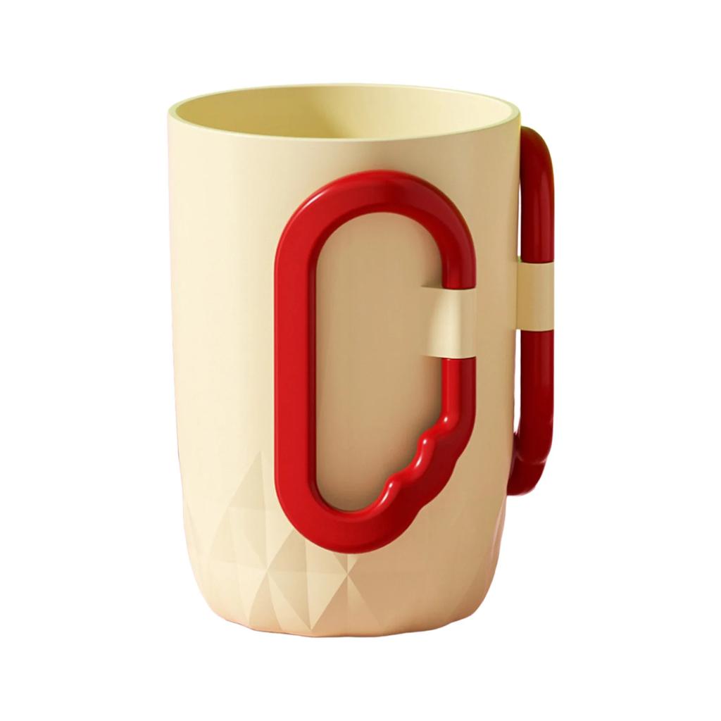 Cute Solid Color Ceramic Toothbrush Cup, Nordic Minimalist Bathroom Tumbler for Home Dorm Kids