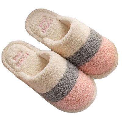White Fang RS018 Room Cute and Simple Design for Women (Pink), Non-Slip, One-Size-Fits-All Slippers,