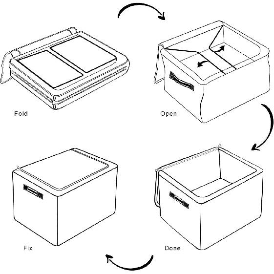 

Storage Bin, Collapsible Fabric Storage Boxes with Lids for Organizing, Red Spider Web Stackable Closet Organizers and Storage Cube Basket for Home, 1 PACK