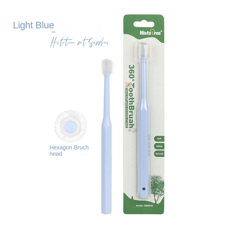 360 Degrees Pet Toothbrush Cat Brush Pet Toothbrush Cleaning Products Addition Bad Breath Tartar Teeth Dog Cat Cleaning Supplies
