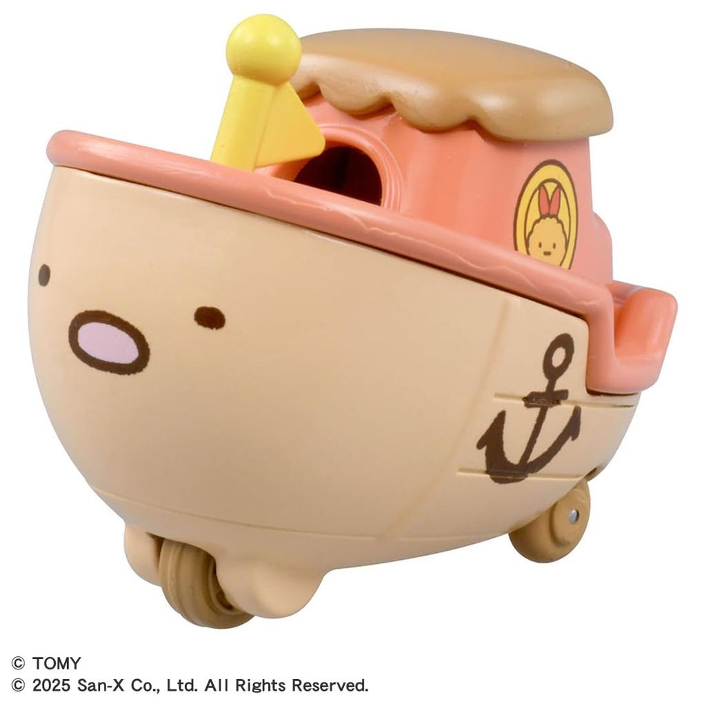 TAKARA TOMY Tomica Dream Tomica SP Sumikkogurashi Dream Boat Tonkatsu Miniature Car Toy for Ages 3 and Up