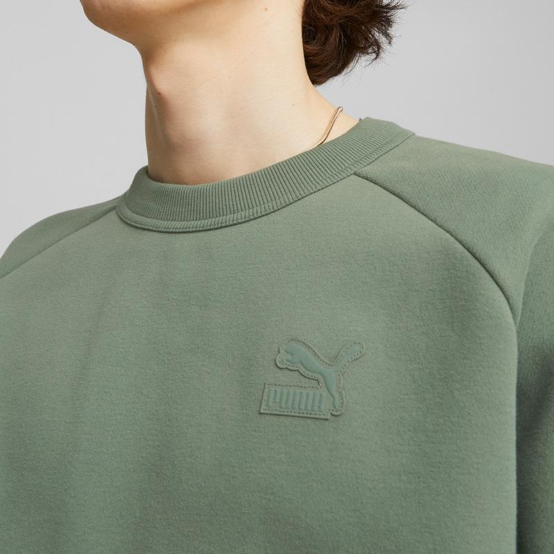 Puma Loose Fit Sports Hoodie Unisex Hoodies Army-Green 625299-44