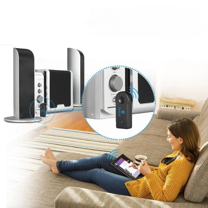 2 In1 Bluetooth 5.0 Transmitter Receiver Jack Wireless Adapter 3.5mm Audio AUX Adapter for Car Audio Music Aux Handsfree Headset