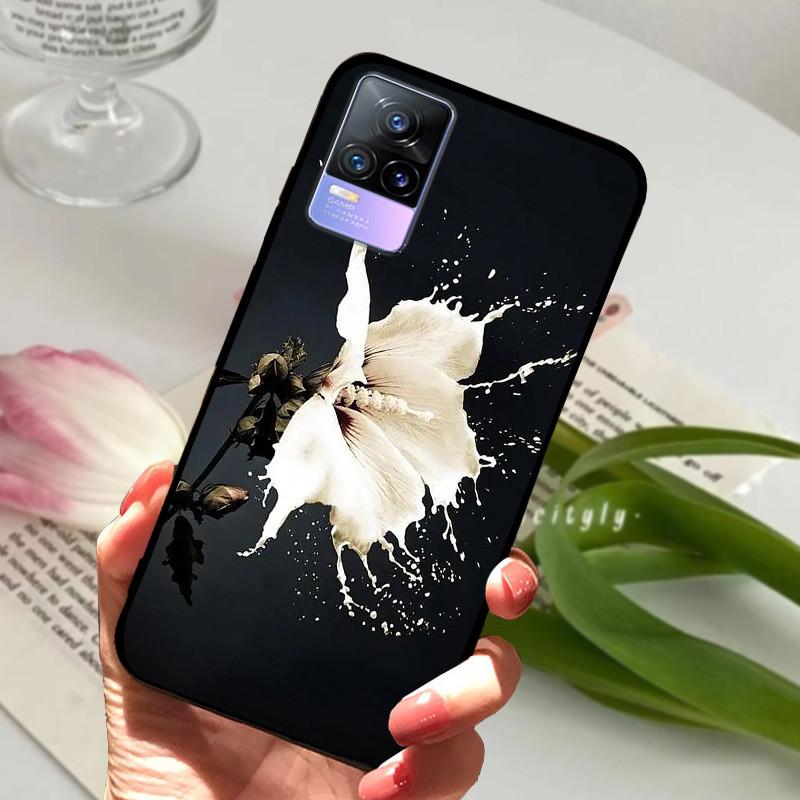 For Vivo V21e Case V 21e V2061 V2055 Soft TPU Phone Protective Fundas Cover For Vivo V21 V 21 4G 5G Shockproof Bumper Shells