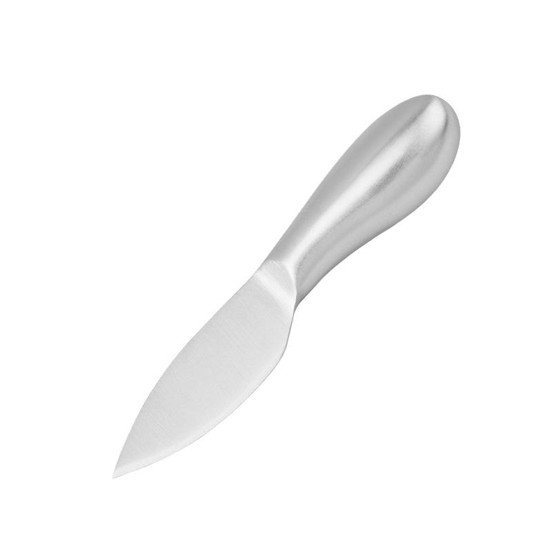 All-Stainless Steel Cheese Knife Set: Hollow Handle with Butter Knife, Pizza Knife, Cheese Fork, Cheesecake Knife and Fork.