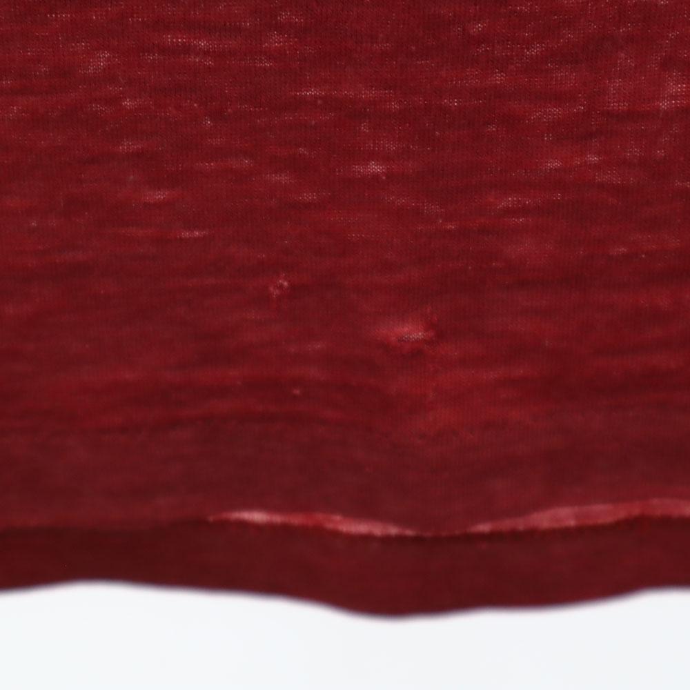 VINTAGE 70s 80s MACAR Short sleeve Single stitch T-shirt wine-red Men's Used