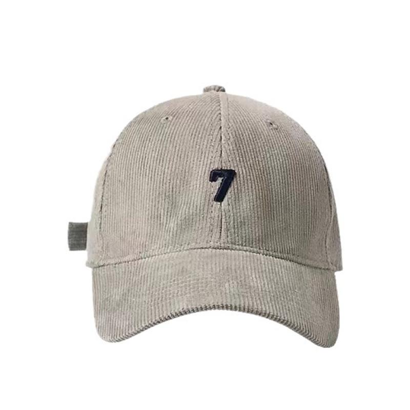 Fashion Soft Top Baseball Cap for Men Women New Corduroy Embroidered 3D Snapback Cap and Girls Small Face 58-60cm Gorras Bone