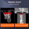 Bathroom Floor Drain Core Shower Floor Strainer Cover Toilet Sewer Anti-Odor Plug ABS Shower Hair Capture Anti-Clogging Drain