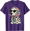 Granny Square Dalmatian Funny Dalmatian Dog Crochet Yarn T-Shirt