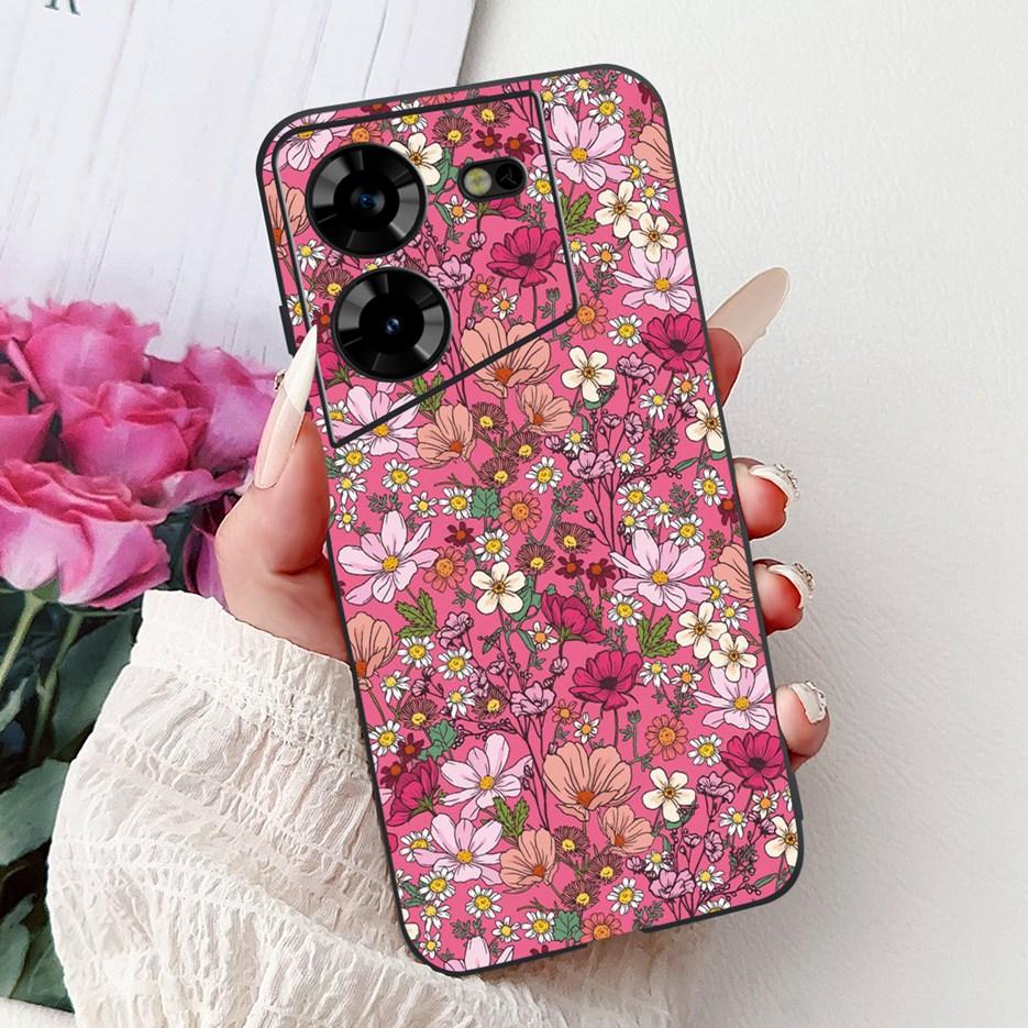 For Tecno Pova 5 Case LH7n Cute Fashion Pattern Cover Soft TPU Phone Cases For Tecno Pova 5 Pro LH8n Pova5 Pro Back Cover Bumper