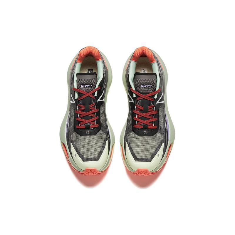 Anta Champion Series Cushioning Wear-Resistant Running Shoes Men's Gray Black Sneakers 112416601A-4