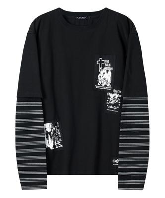 FLAVORISM Vtg Patched Long Sleeve (Tt0096)