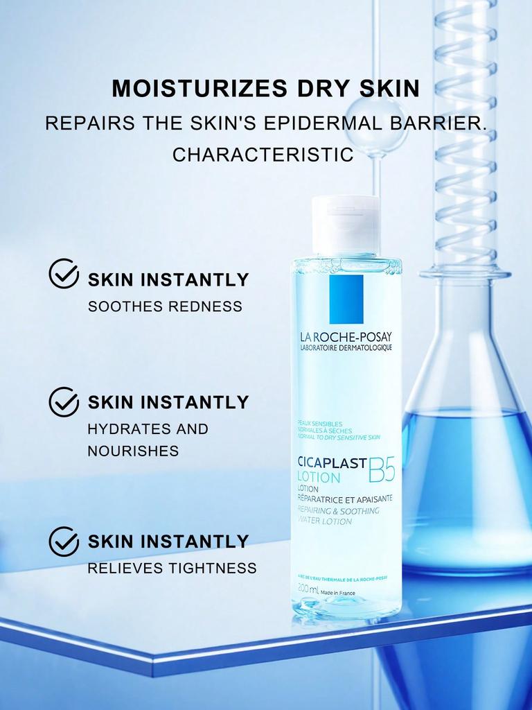 La Roche-Posay EFFACLAR K(+) + B5 Tonik Seti 200ml×2 | Yağ Kontrolü & Yatıştırıcı Onarım Akneye Eğilimli Cilt İçin