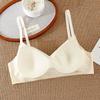 Less sporty, no steel rim, comfortable jelly glue jacquard, new bra for middle and high school students during development