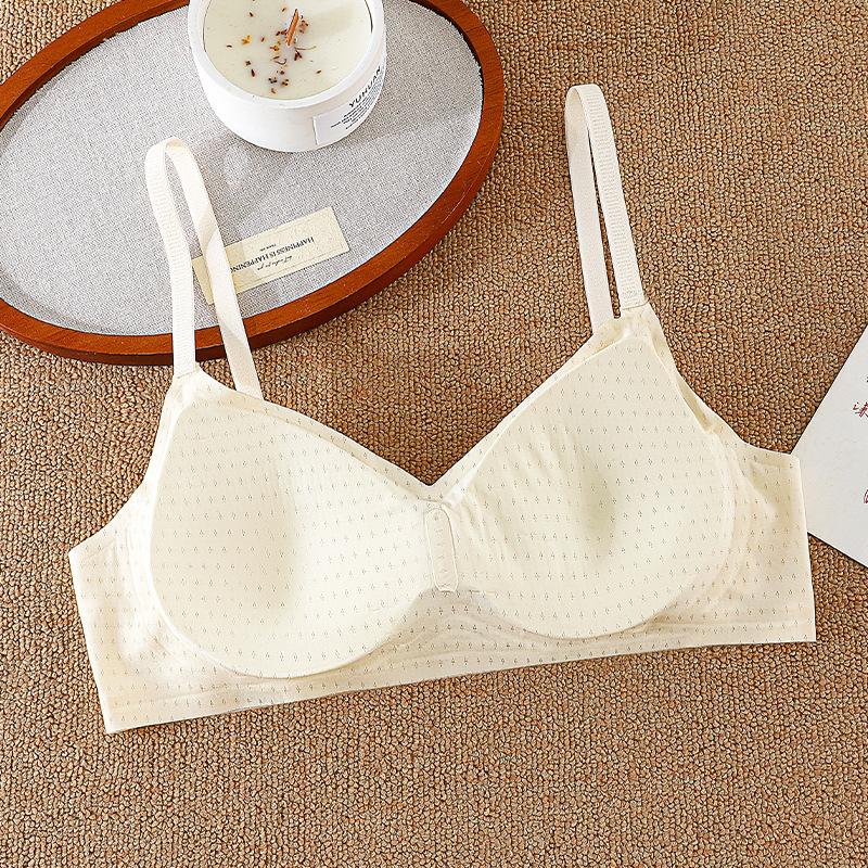 Less sporty, no steel rim, comfortable jelly glue jacquard, new bra for middle and high school students during development