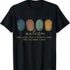 Fingerprint Autism Each Print Tells A Different Story T Shirt