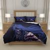 L-L D-Death N-Note Anime 3 Piece Bedding Set Duvet Cover Soft Microfiber Bedroom Gift for Boys Girls Single Double Queen King Size