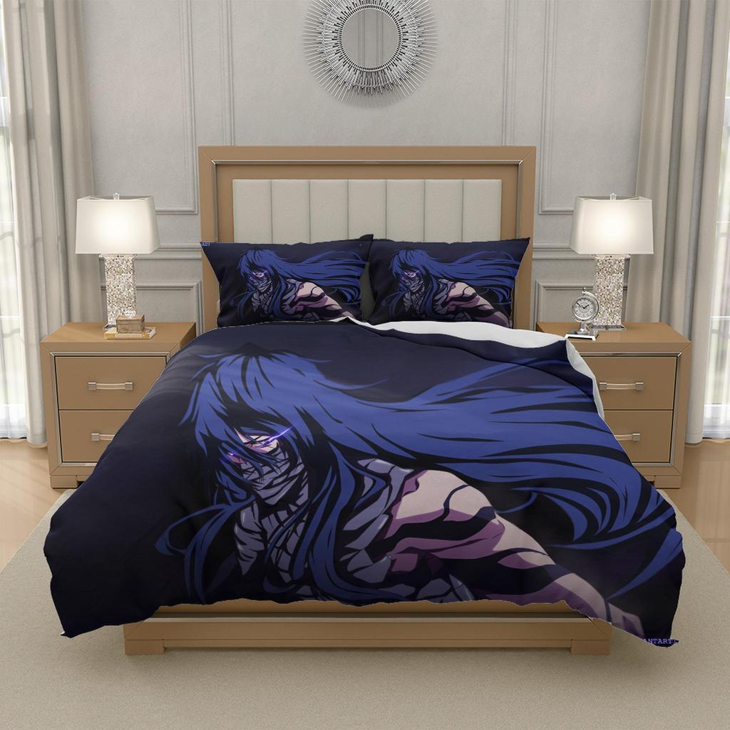 L-L D-Death N-Note Anime 3 Piece Bedding Set Duvet Cover Soft Microfiber Bedroom Gift for Boys Girls Single Double Queen King Size