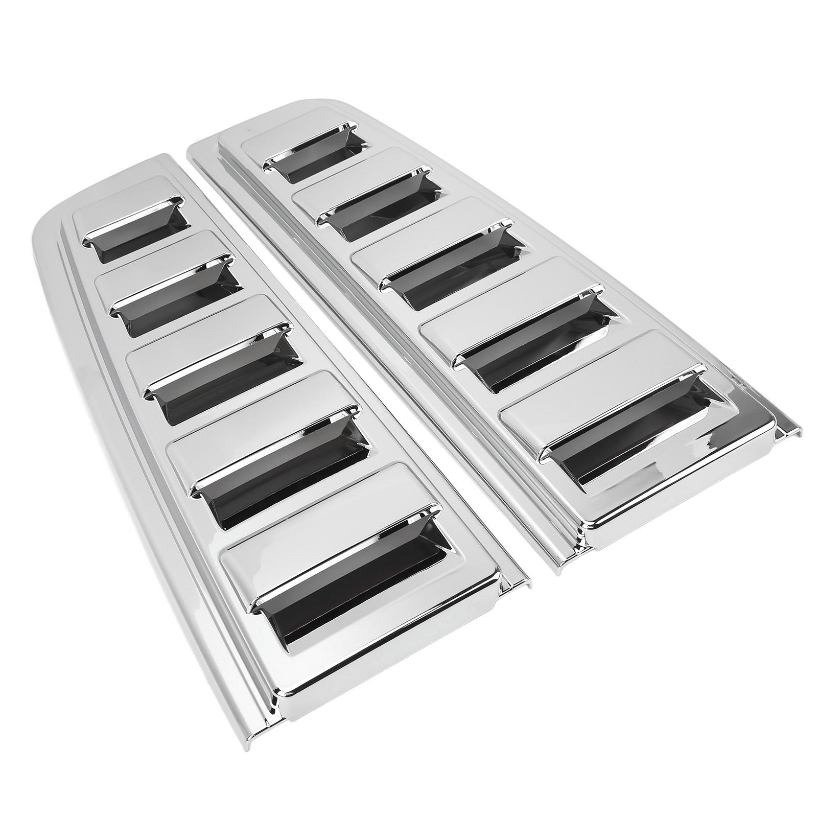 

2 шт. Накладка на рамку заднего фонаря автомобиля Гальваническое покрытие Яркий глянцевый Защита от ржавчины Замена для Hummer H2 2003-2009