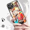 Glass Phone Cover Case for iPhone 17 Pro Max 11 16 15 Plus 8 Air 13 XR 12 14 OneS P-ieceS Luffy Zoro