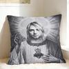 Rock KKurt Cobain Saviour Unisex Saint Pillow Case Custom Pillow Cover Retro Trendy Pillowcases For Living Room Chair