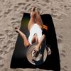 Amiga Logo Fashion Microfiber Blanket Quick Drying Beach Towels Oversized Printing Super Absorbent Pool Towel Blanket
