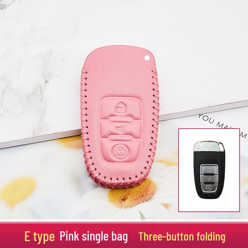 2020 Model Enhanced Car Key Case and Keychain