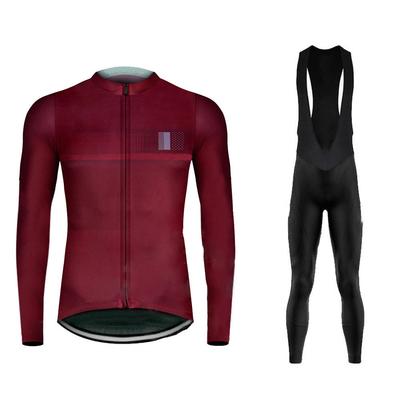 Team Version Thin Long-sleeved Cycling Suit Breathable Men's Straps 2026 Autumn Breathable Suit Cycling Suit
