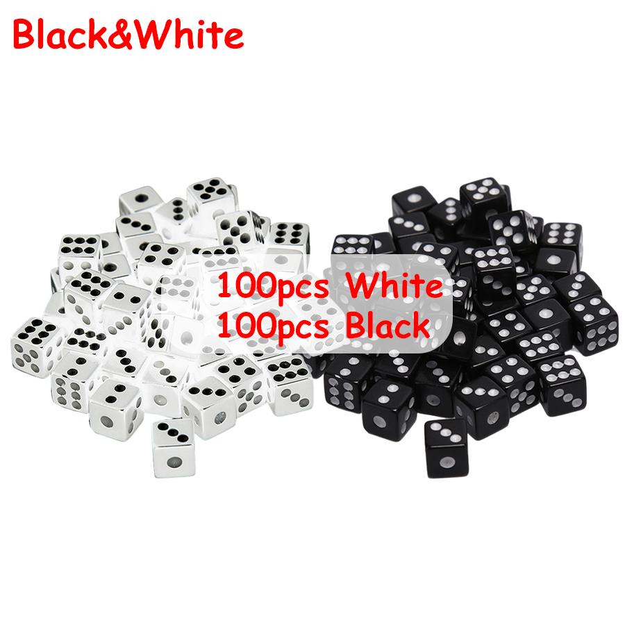 200pcs 8mm Small Square Corner Dice | Numbered Game Supplies | Ideal for Tabletop Games, Party Activities & DIY Craft Props