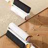 Lint Brush Soft-Bristled Cleaning Brush with Tear-Off Adhesive Roller Ergonomic Handle Clothing Bedding Pets Lint Cleaner