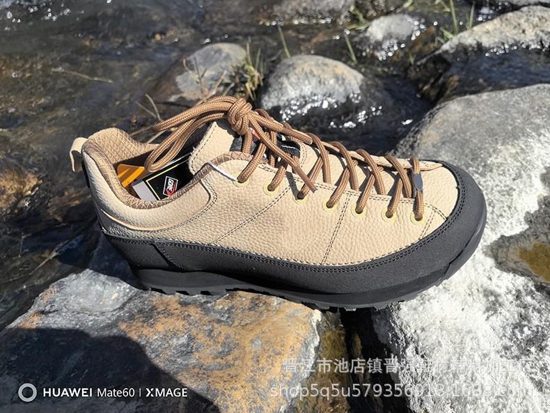 

Высокие уличные водонепроницаемые и нескользящие походные ботинки из коровьей кожи первого слоя, городские удобные походные спортивно-повседневные ботинки на толстой подошве с увеличением высоты 45