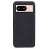 Bojue-3 Series For Google Pixel 8a Case PU Leather Coated PC+TPU Anti-Scratch Cover