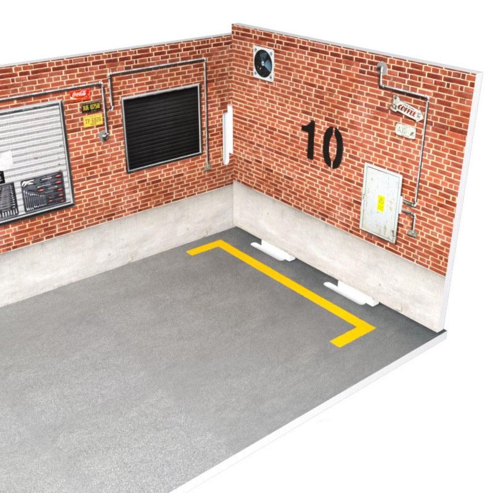 Automobile Toy 1/32 Car Garage PVC Material Garage DIY Scene Parking Lot Model DieCast Car Model