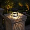 Wireless Wall Mounted Fixtures Solar Lights, Color Changing Outdoor Decorative Butterfly Projection Lamp, Powered Lights Waterproof Metal Fence Light