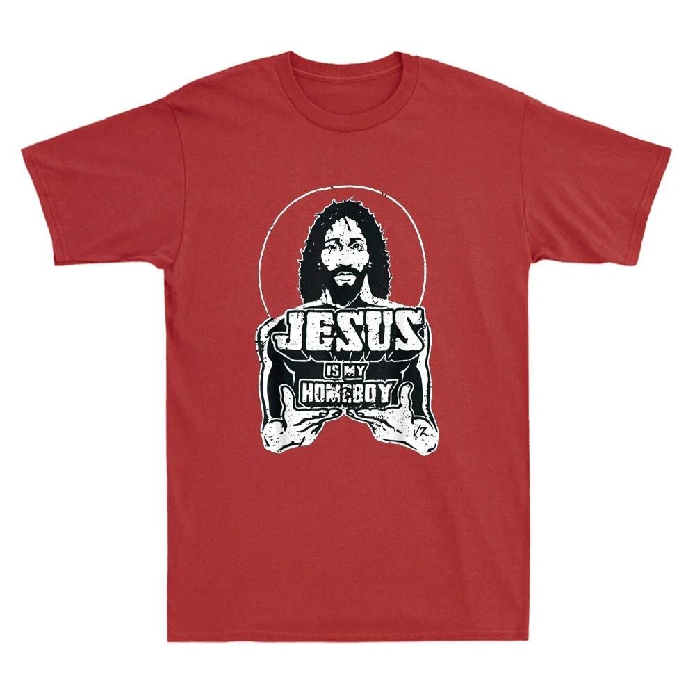 Jesus Is My Homeboy Funny Retro Christian Men’s T-Shirt M