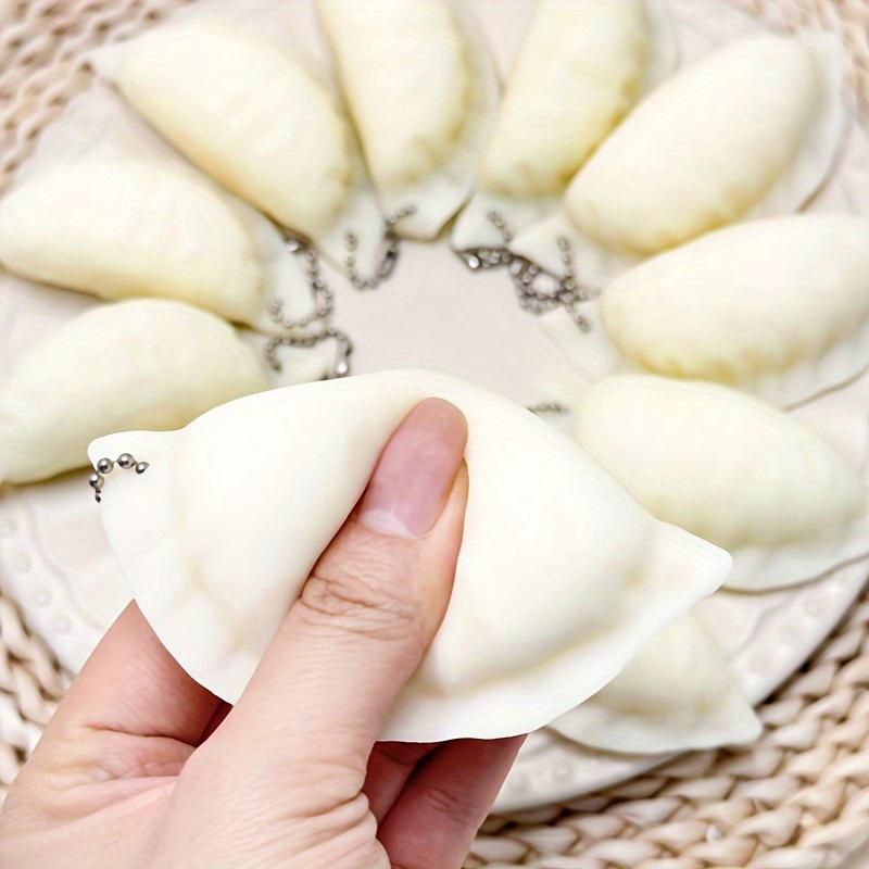 Cute Simulation Dumpling Squishy Toys Stress Relief Ball Slow Rising Sensory Squeeze Fidget Toy For Adults Kids Classroom Prizes