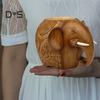 Suport pentru pix elefant rășină mascotă de birou figurine animale cupă de depozitare organizator machiaj pentru birou acasă școală decor