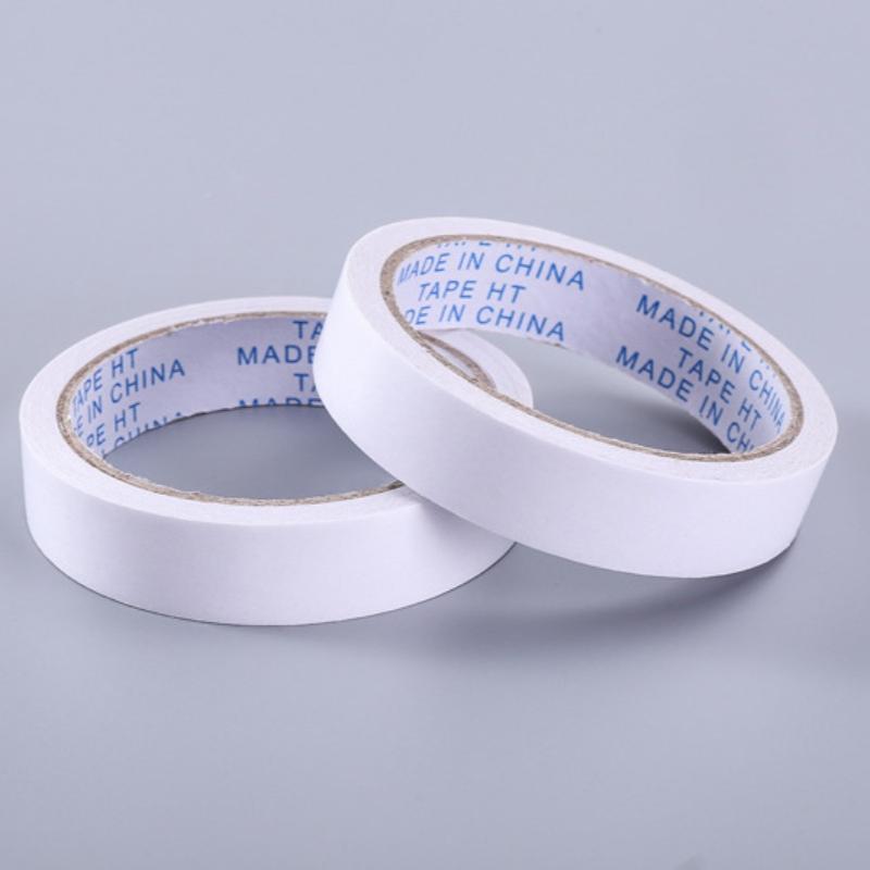 

1 шт. Офисные принадлежности двусторонняя лента тонкая многоспецификационная белый клей 12 метров канцелярские товары ручной работы прозрачная лента высокой вязкости оптом