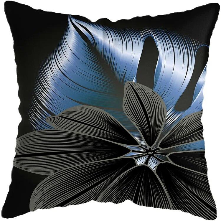 

Подушка для дивана, черная подушка, чехол для офисной подушки, домашний декор, подушка для спальни, наволочка 40x40cm