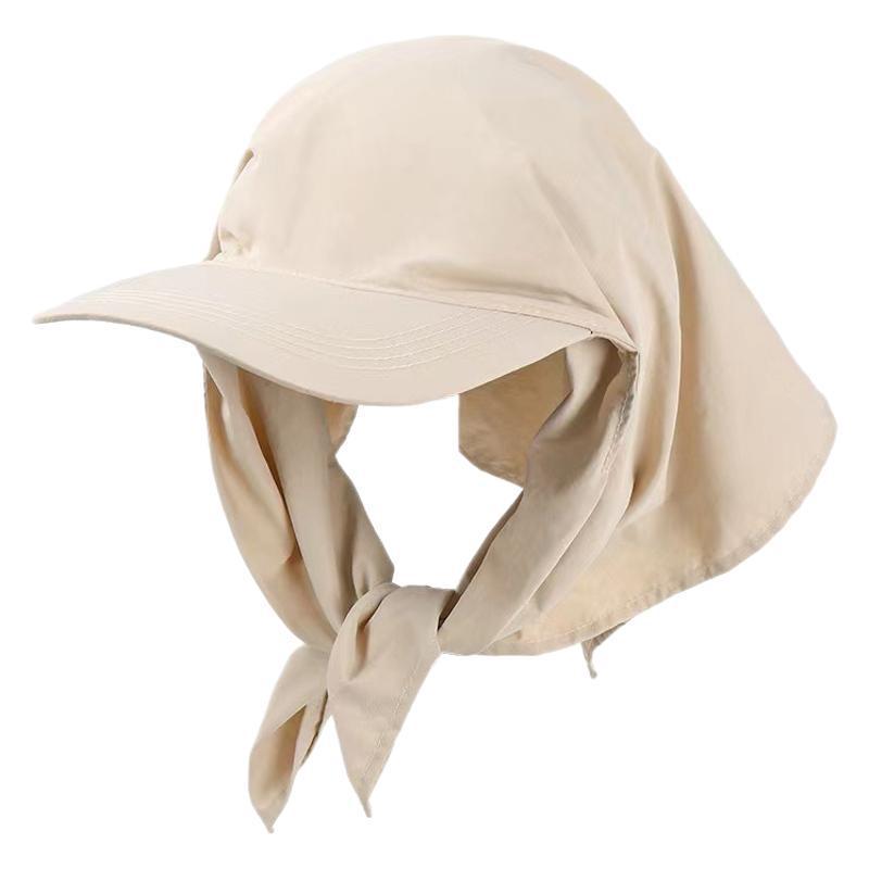 Unisex Quick-Dry Headband Sun Hat with Letter Print